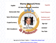 Tablet Screenshot of mannyperez.org